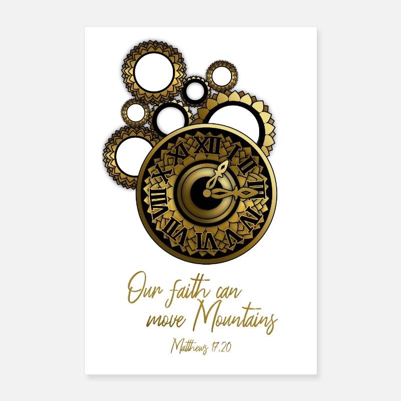 Bible quotes Matthews 20,17 Poster 60x90 cm