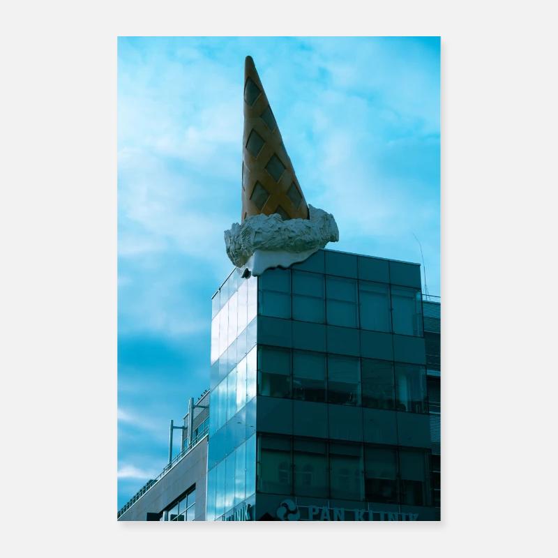 Dropped Cone - Cornucopia of consumerism at the Neumark Poster 24" x 35" (60x90 cm)