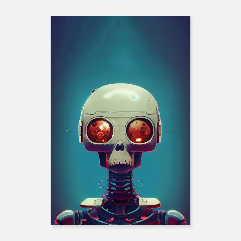 Roboter 02 Poster 60x90 cm