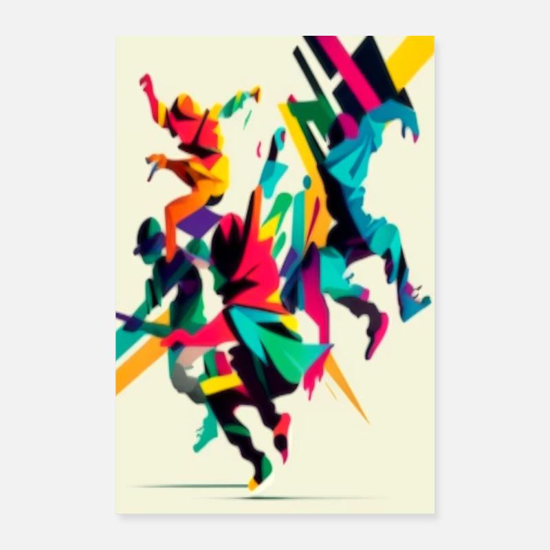 Hiphop bboying Dance Poster 60x90 cm