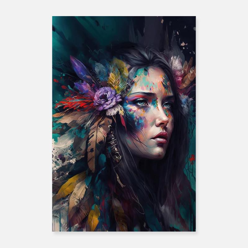 Frau Poster 60x90 cm