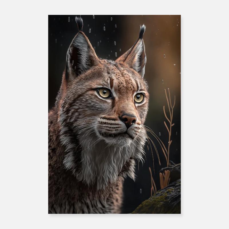 Lynx Poster 60 x 90 cm