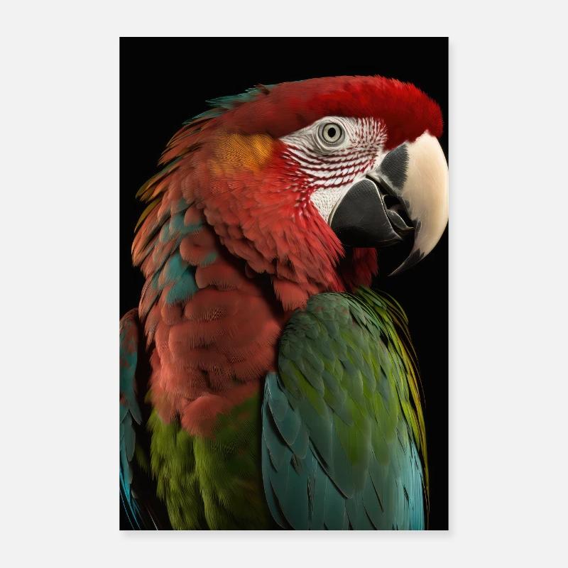 Perroquet Poster 60 x 90 cm