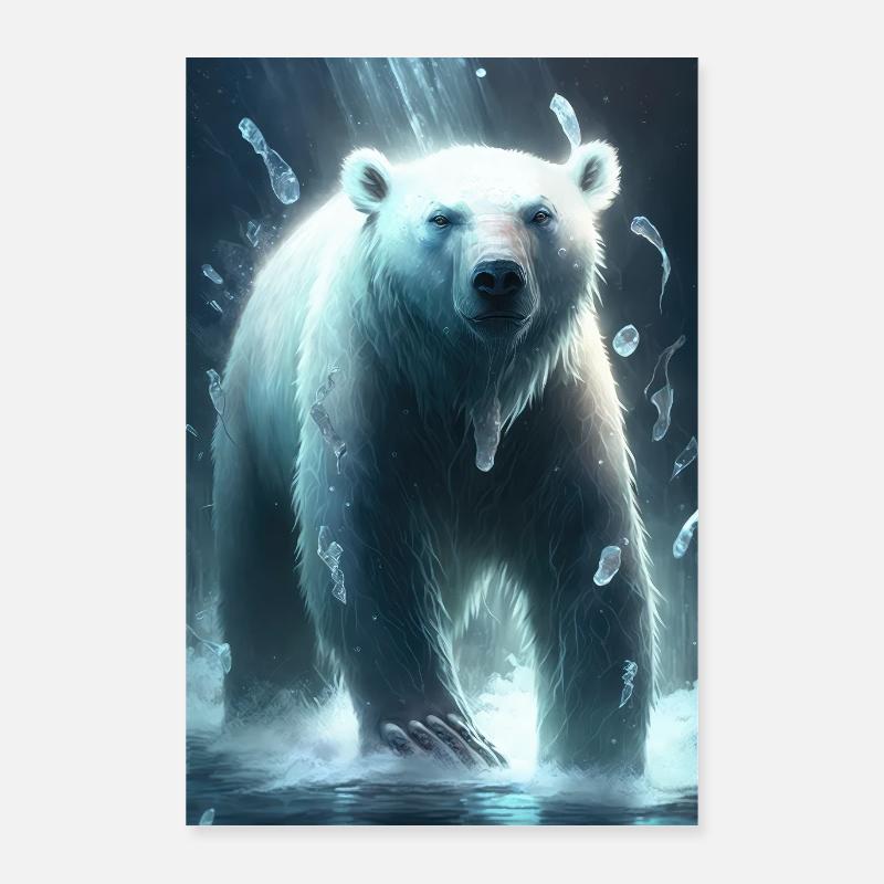 Eisbär Poster 60x90 cm