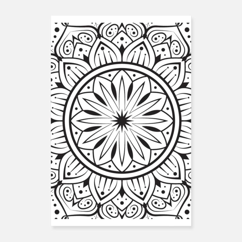 Musterblume Poster 60x90 cm