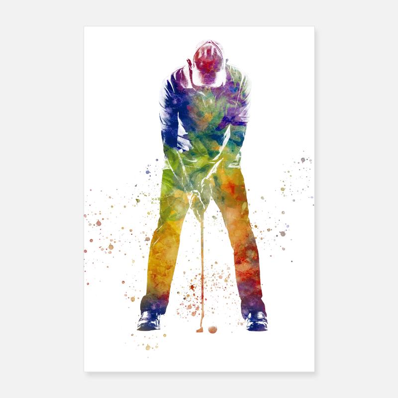 Golf player Poster 24" x 35" (60x90 cm)