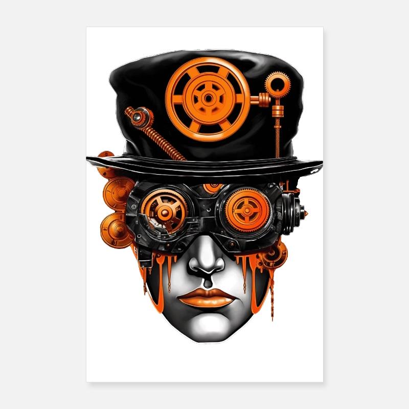 Steampunk Droog Poster 60 x 90 cm