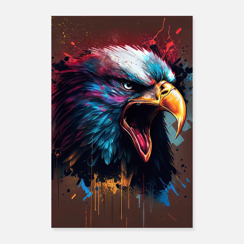 Le Majestic Eagle 1 Poster 60 x 90 cm