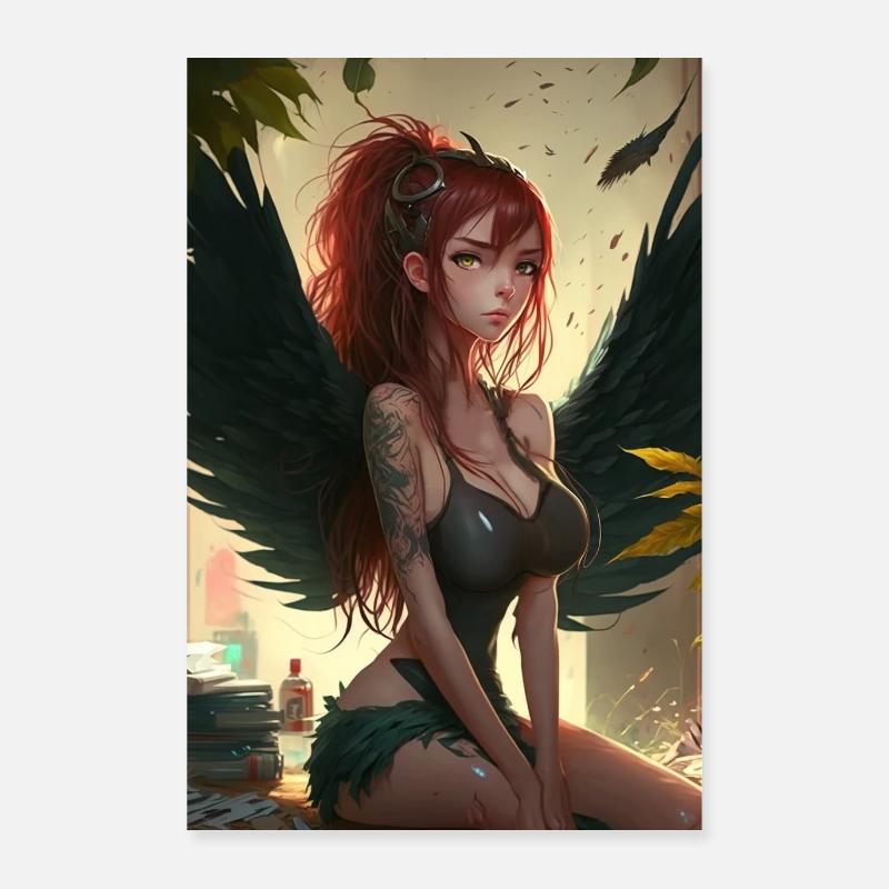 Engel der Finsternis - Umarme die Schatten Poster 60x90 cm