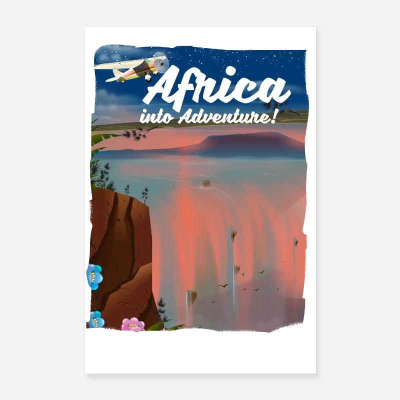 Afrikaner ins Abenteuer Poster 60x90 cm