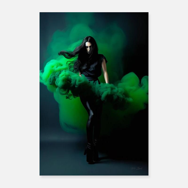 Beauté verte 2 Poster 60 x 90 cm