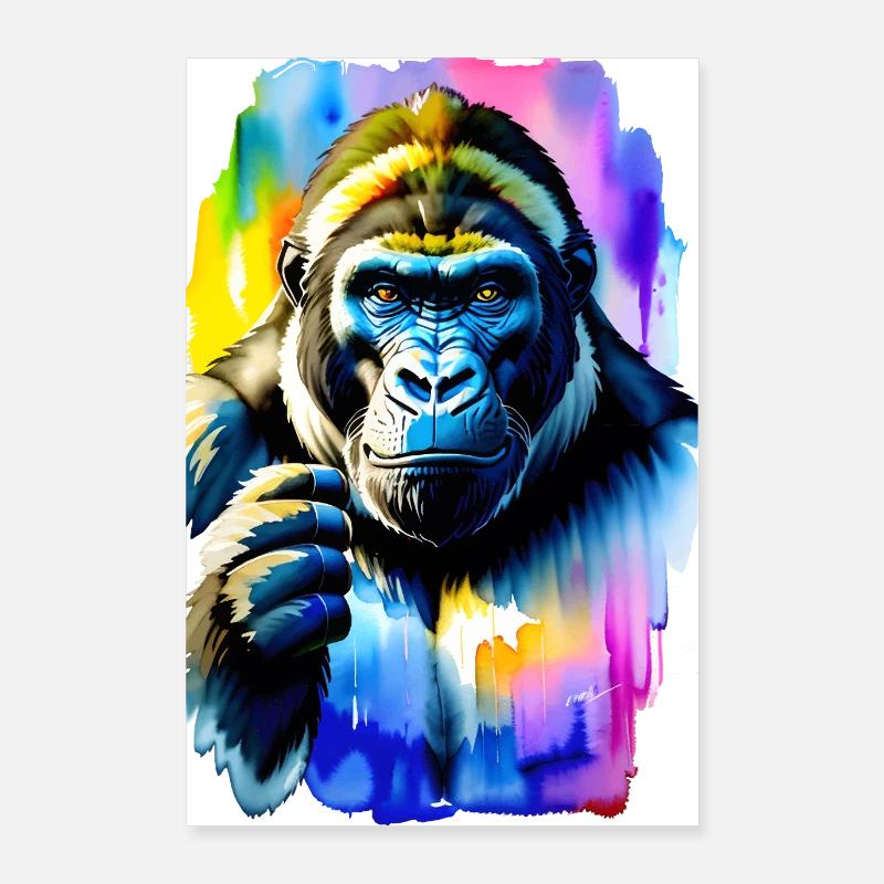 Gorille #1 Poster 60 x 90 cm