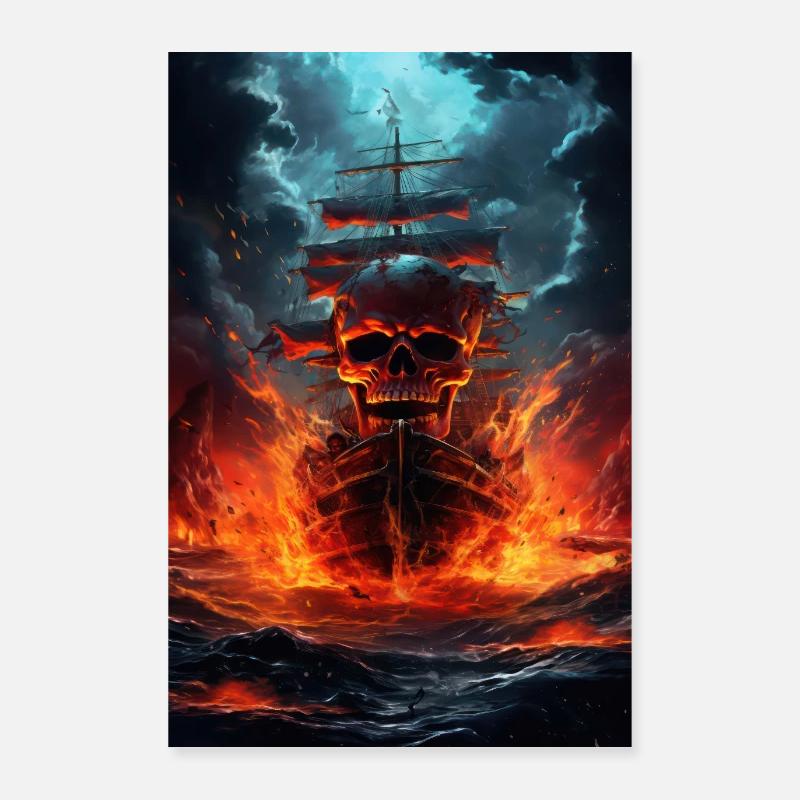 Die Rache des Infernos Poster 60x90 cm