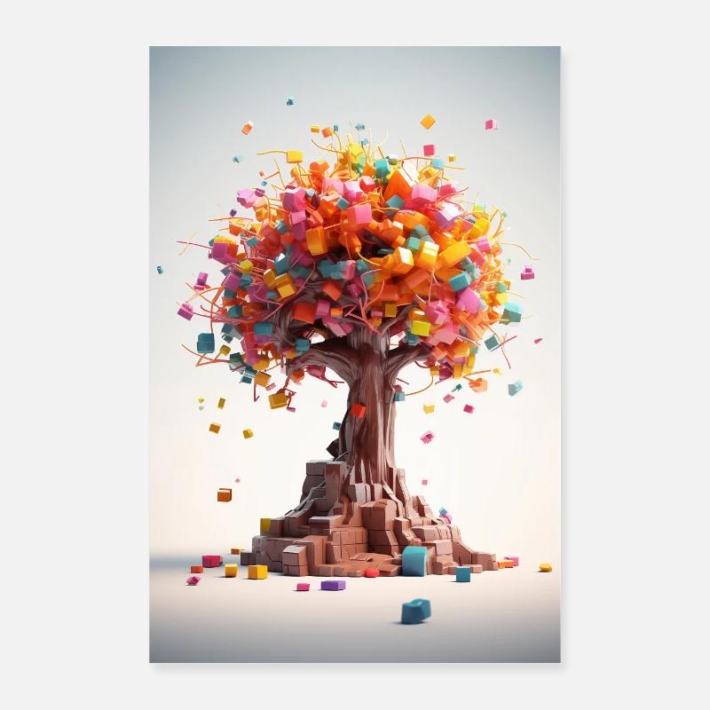 Baum des Lebens 05 Poster 60x90 cm