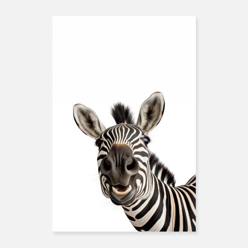 Une aventure rayée Poster 60 x 90 cm