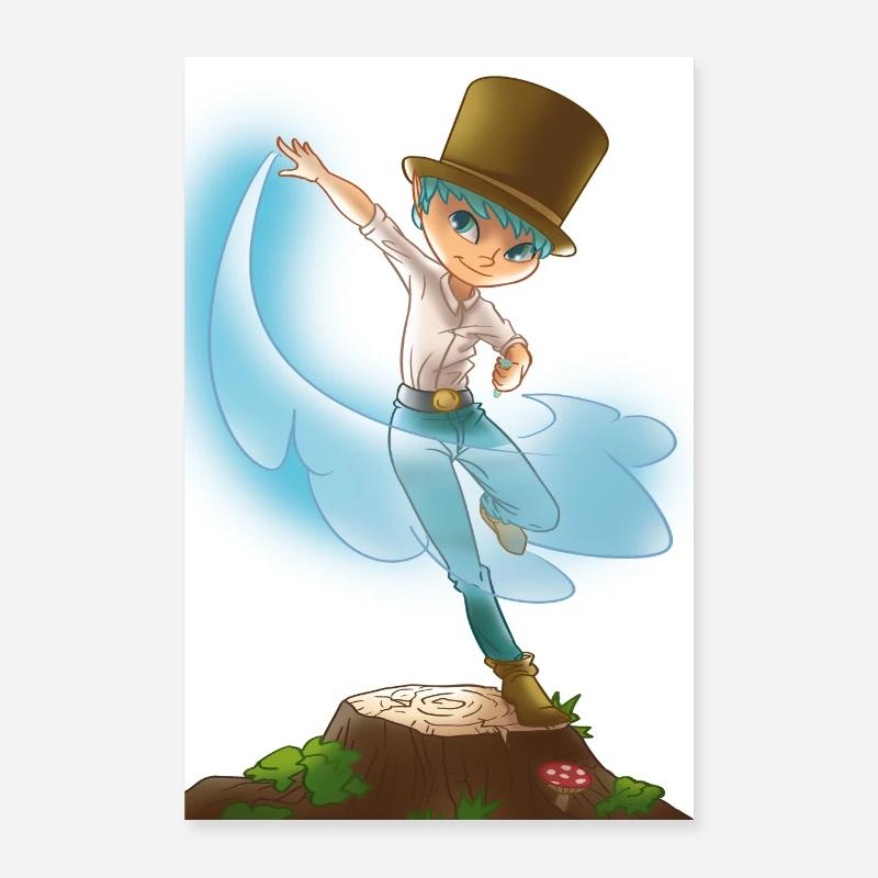 Fantasy Kreaturen Zauberer Mythische Elfen Pixie Poster 60x90 cm