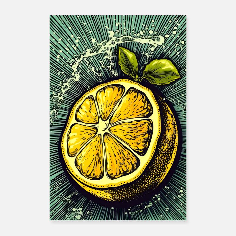 Lemon Poster 24" x 35" (60x90 cm)