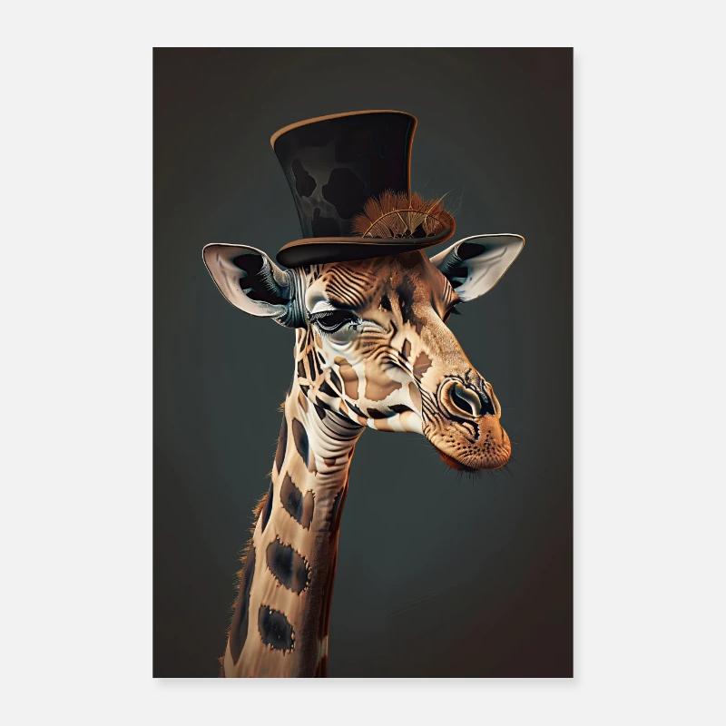 Giraffe Poster 60x90 cm