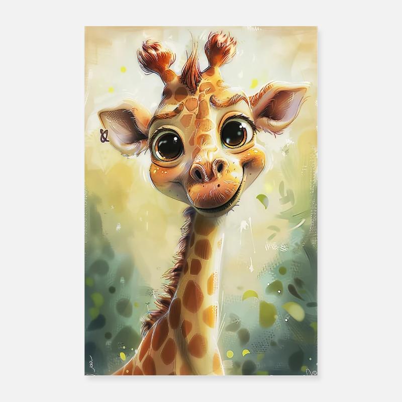 Girafe Poster 60 x 90 cm