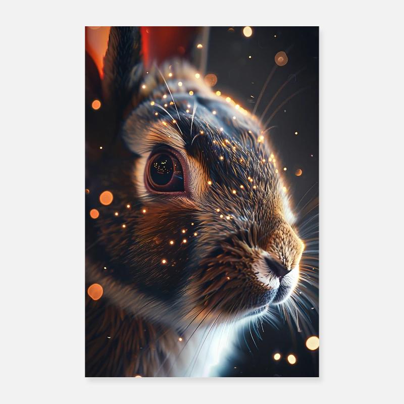 Kaninchen Poster 60x90 cm