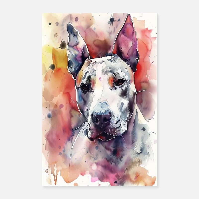 Bullterrier Poster 60x90 cm