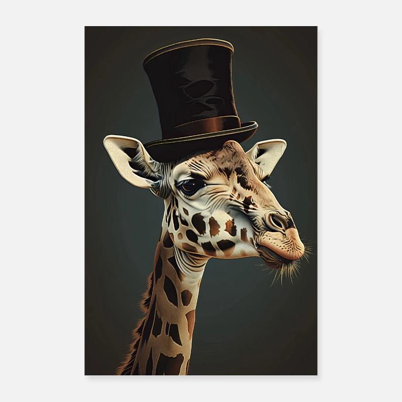 Giraffe Poster 60x90 cm