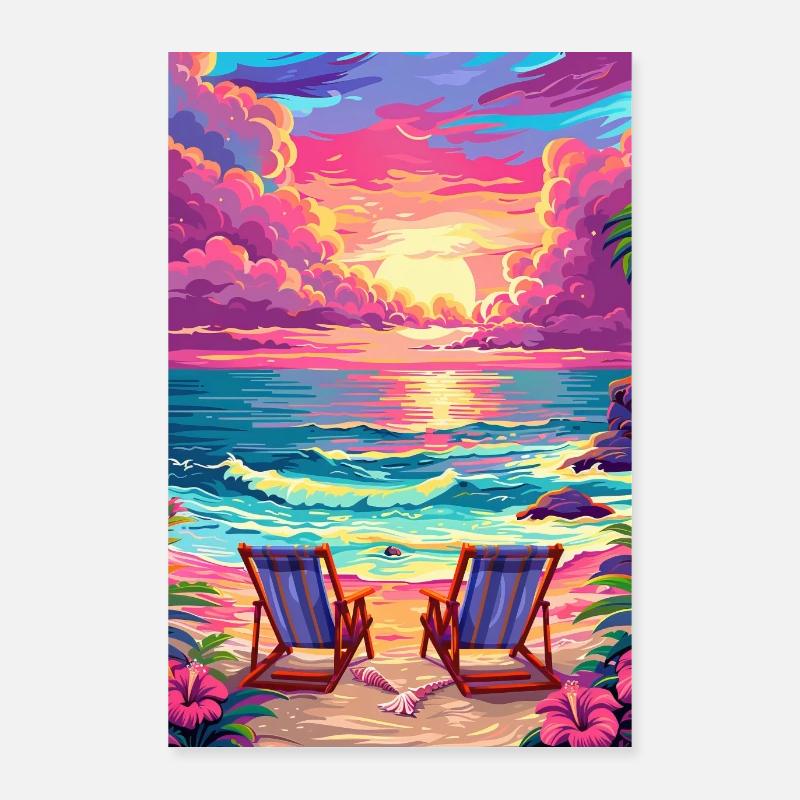 Strand Poster 60x90 cm