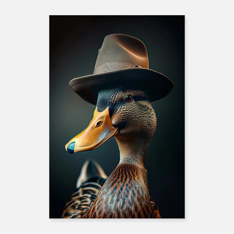 Duck Poster 24" x 35" (60x90 cm)