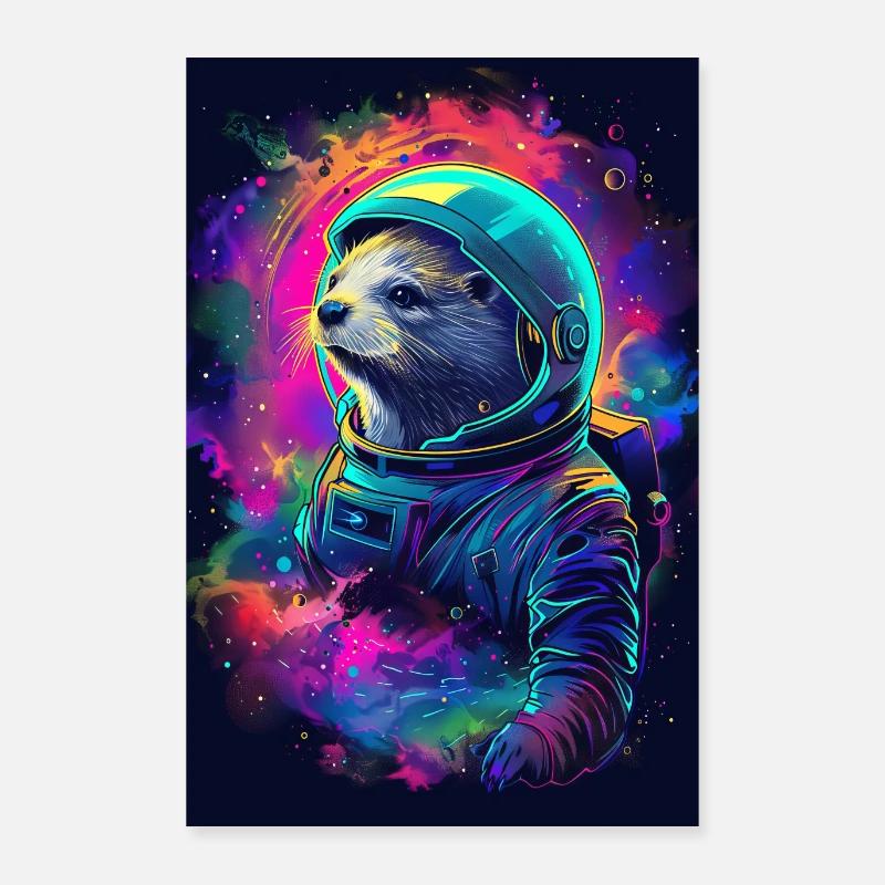 Loutre Poster 60 x 90 cm