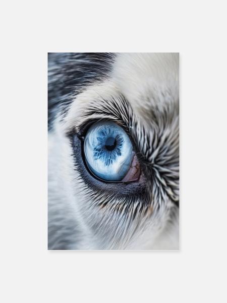 Rauque - Poster 60 x 90 cm - blanc - Devant