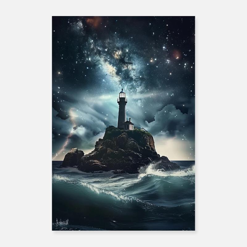 Lighthouse Poster 24" x 35" (60x90 cm)