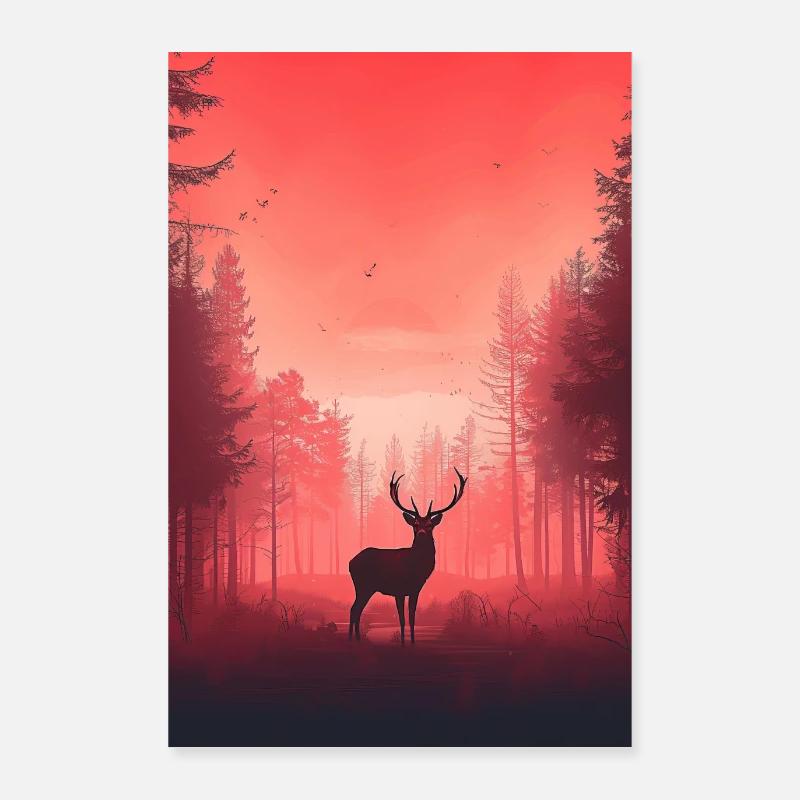 Chevreuil Poster 60 x 90 cm