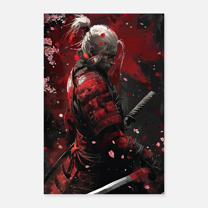 Samurai Poster 24" x 35" (60x90 cm)