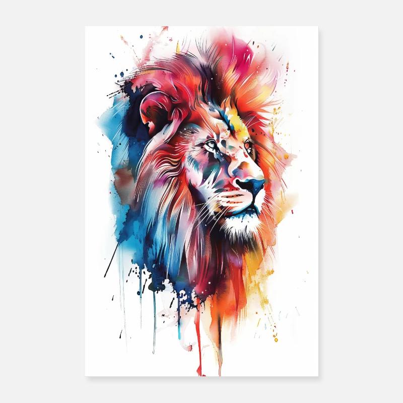 Löwe Poster 60x90 cm