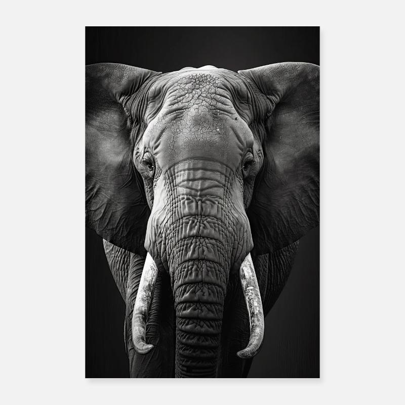 Elefant Poster 60x90 cm