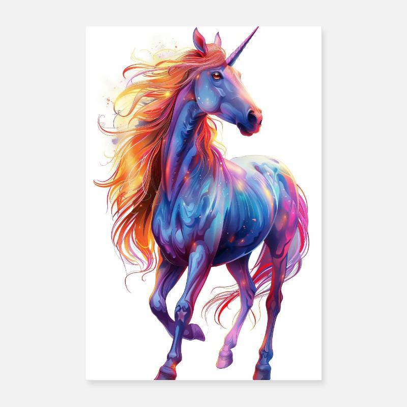 Einhorn Poster 60x90 cm