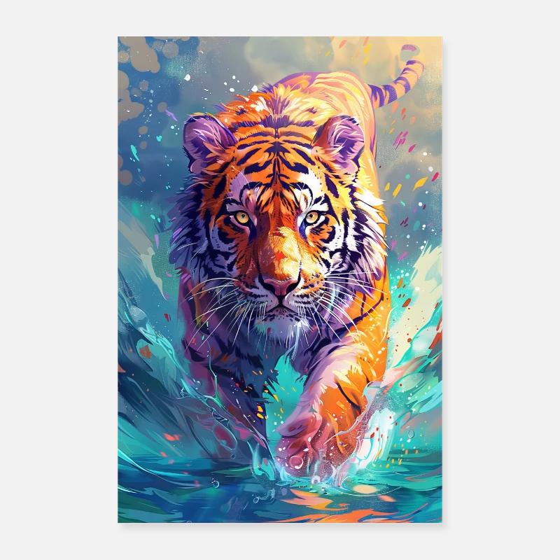 Tiger Poster 24" x 35" (60x90 cm)