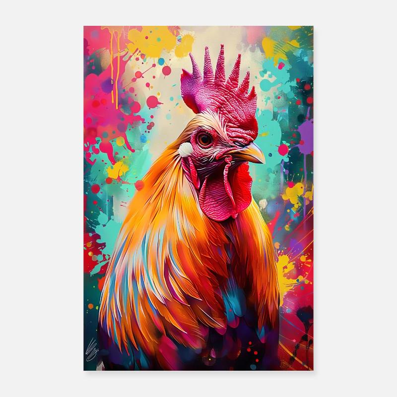 Huhn Poster 60x90 cm