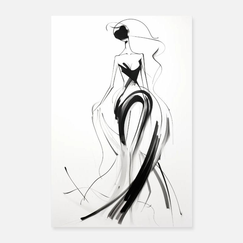 Créateurs de mode Dessin 1 Poster 60 x 90 cm