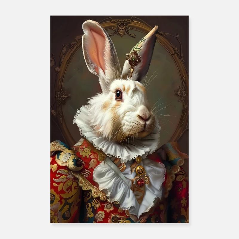 Kaninchen Poster 60x90 cm