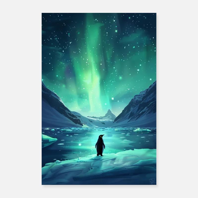 Pinguin Poster 60x90 cm