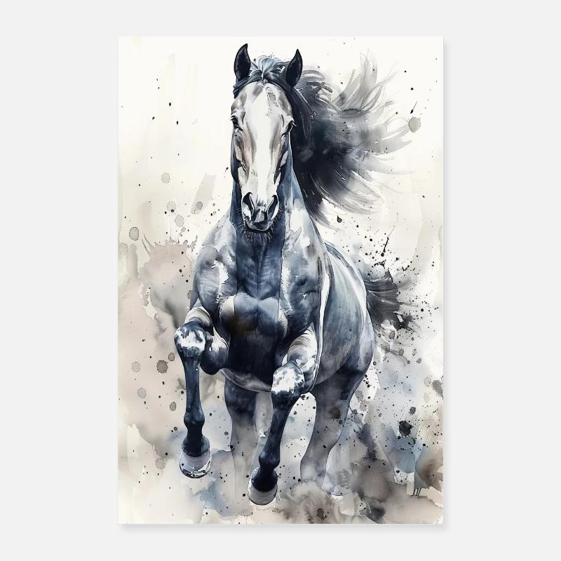 Pferd Poster 60x90 cm