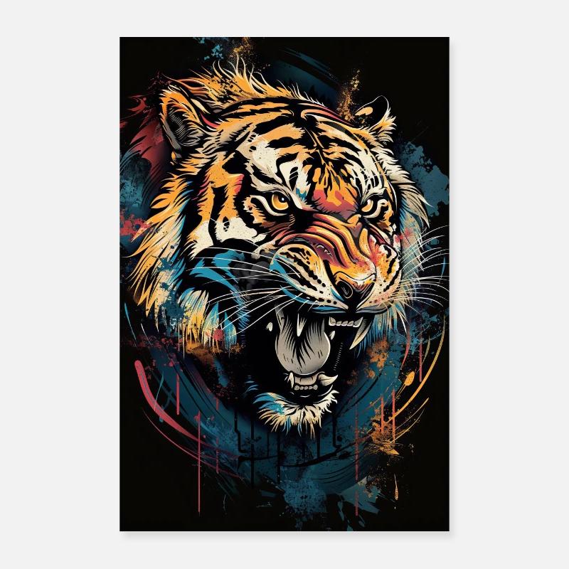 Tiger Poster 60x90 cm