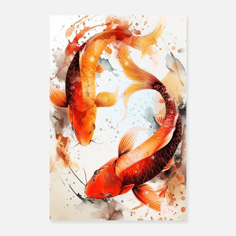 Koi Poster 60 x 90 cm
