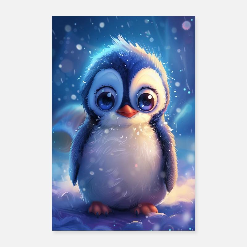 Pinguin Poster 60x90 cm