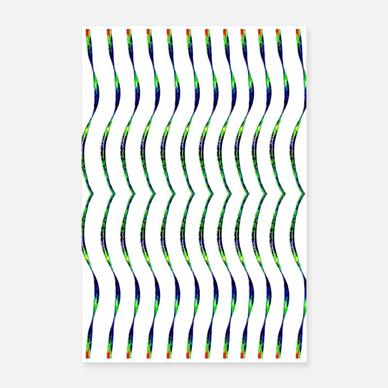 zigzag Poster 24" x 35" (60x90 cm)