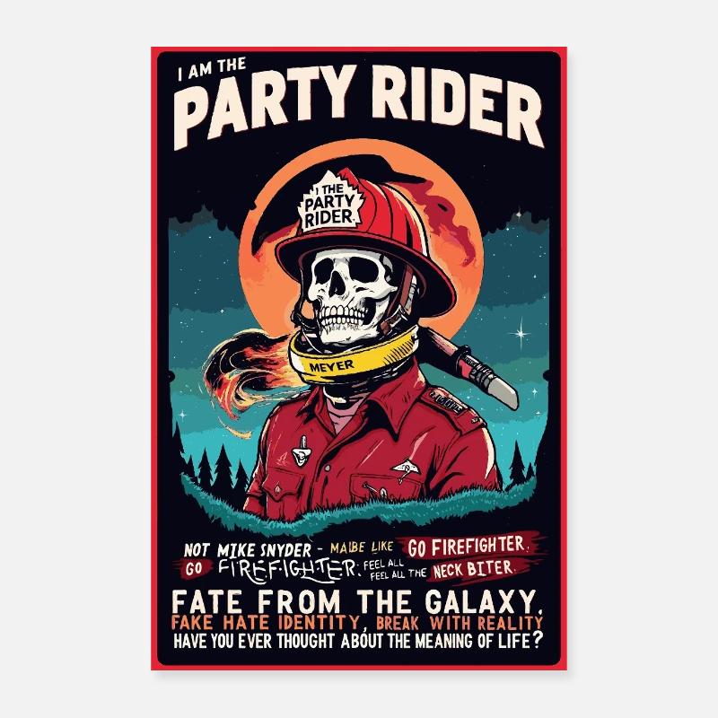 CAVALIER FESTIF Poster 60 x 90 cm