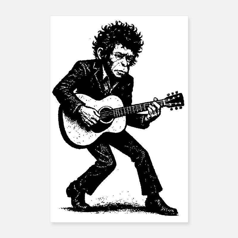 Auteur-compositeur-interprète | Le Singe Danseur Poster 60 x 90 cm