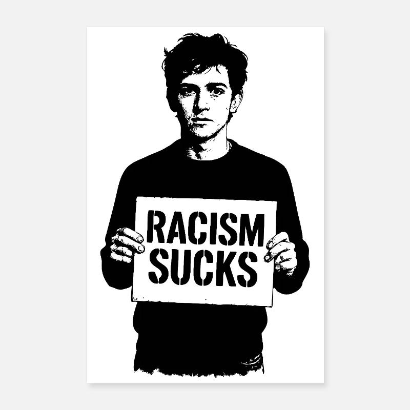 Le racisme craint Poster 60 x 90 cm