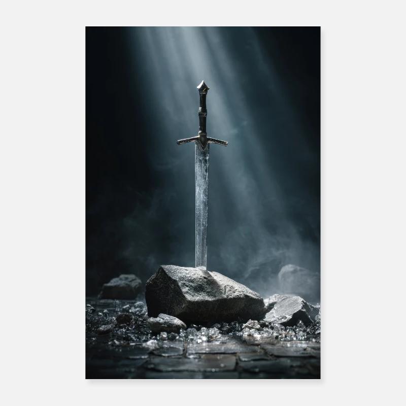 Sword in Stone: Mystic Blade Poster 24" x 35" (60x90 cm)